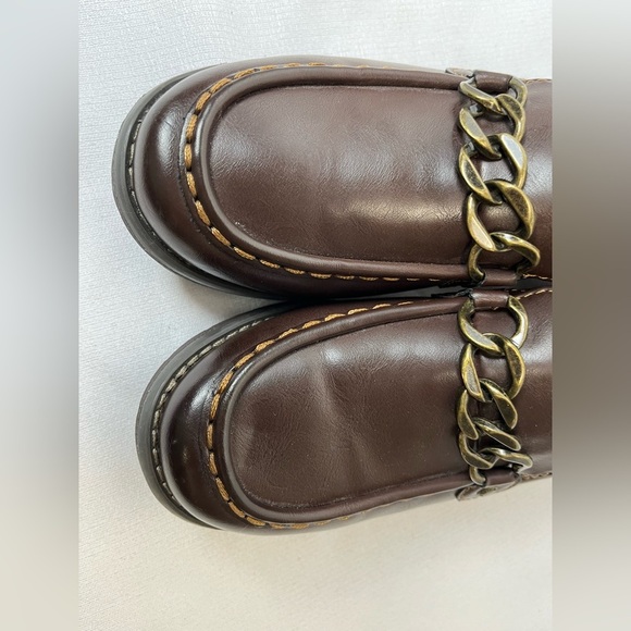 Eastland Nora Women’s Chunky Platform Brown Loafers Stylish Y2K Size 8M - Picture 3 of 9